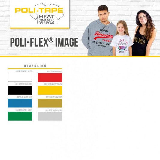 Poli - Flex Dimension dicke Flexfolie (0,6 mm) - Werbeagentur Baganz