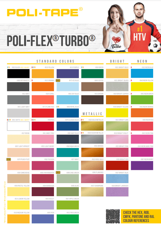 Poli - Flex Turbo Flexfolie - Werbeagentur Baganz