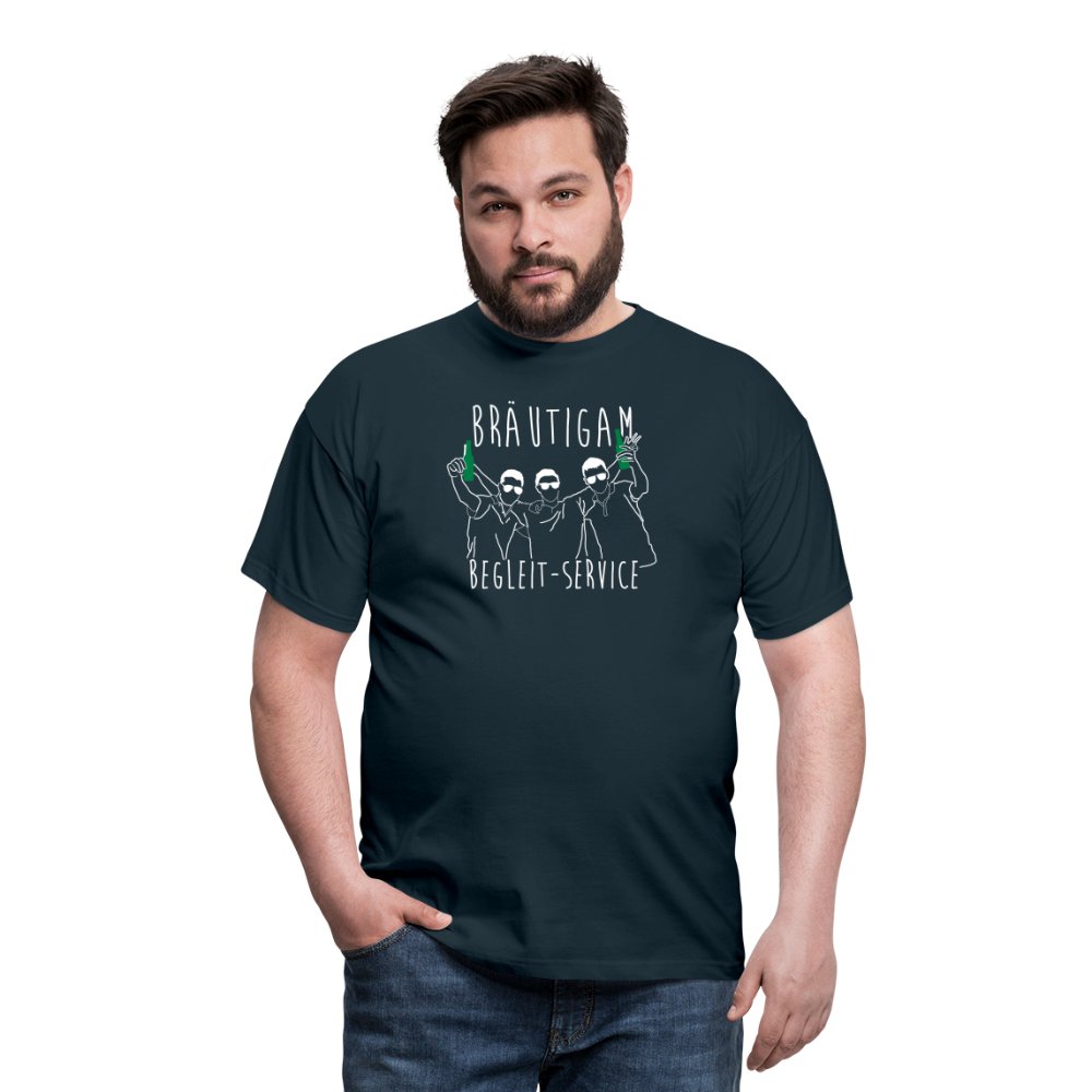 T-Shirt "Bräutigam Begleit-Service" - Werbeagentur Baganz